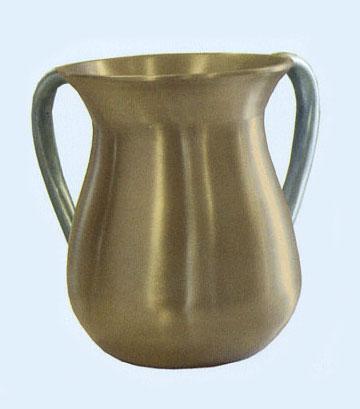 Gold with Silver handles Wash Cup